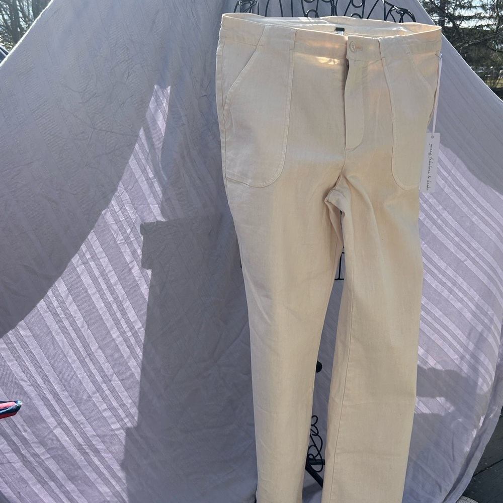 Young Fabulous & Broke Women's Wide Leg Pants — Cream